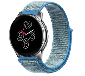 Strap-it® OnePlus Watch 3 nylon band (blauw)