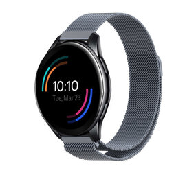 Strap-it® OnePlus Watch 3 Milanese band (space grey) Strap-it® OnePlus Watch 3 Milanese band (space grey)