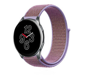 Strap-it® OnePlus Watch 3 nylon band (lila)