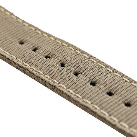 Strap-it® Strap-it OnePlus Watch 3 nylon gesp band (khaki)
