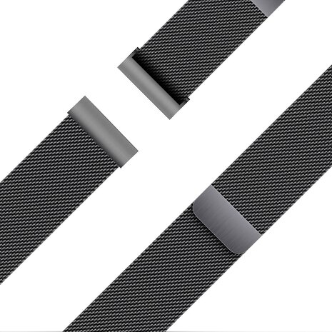 Bandz Bandz OnePlus Watch 3 Milanese loop band (zwart)