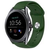 Strap-it® Fossil Gen 5e - 44mm sport band (legergroen)