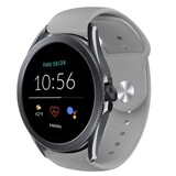 Strap-it® Fossil Gen 5e - 44mm sport band (grijs)