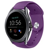 Strap-it® Fossil Gen 5e - 44mm sport band (paars)