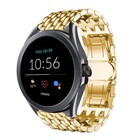 Strap-it® Strap-it Fossil Gen 5e - 44mm stalen draak band (goud)