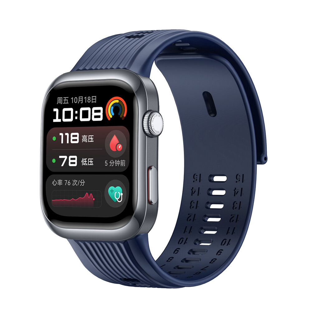 Strap-it® Strap-it Huawei Watch D2 siliconen bandje (donkerblauw)