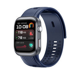 Strap-it® Huawei Watch D2 siliconen bandje (donkerblauw)