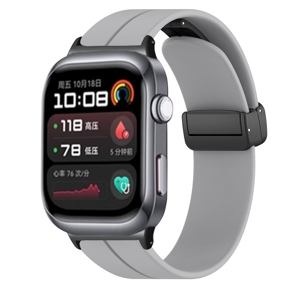 Strap-it® Strap-it Huawei Watch D2 siliconen bandje met D-buckle (grijs)