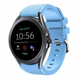 Strap-it® Fossil Gen 5e - 44mm siliconen bandje (zand blauw)