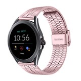 Strap-it® Fossil Gen 5e - 44mm roestvrij stalen band (rosé pink)