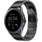 Strap-it® Strap-it Fossil Gen 5e - 44mm metalen bandje  (zwart)