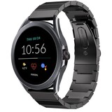 Strap-it® Fossil Gen 5e - 44mm metalen bandje (zwart) Strap-it® Fossil Gen 5e - 44mm metalen bandje (zwart)