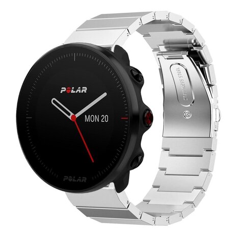 Strap-it® Strap-it Polar Vantage M metalen bandje (zilver)