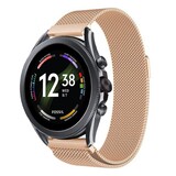Strap-it® Fossil Gen 6 - 44mm Milanese band (rosé goud)