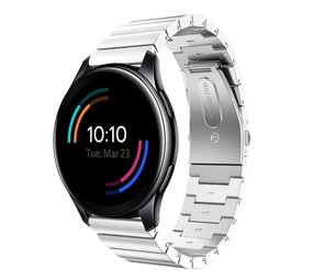 Strap-it® OnePlus Watch metalen bandje (zilver)