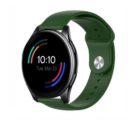 Strap-it® OnePlus Watch sport band (donkergroen) Strap-it® OnePlus Watch sport band (donkergroen)