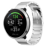 Strap-it® Polar Ignite metalen bandje (zilver)