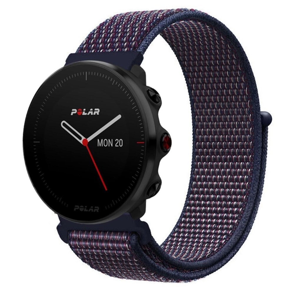 Strap-it® Strap-it Polar Vantage M nylon band (paars-blauw)