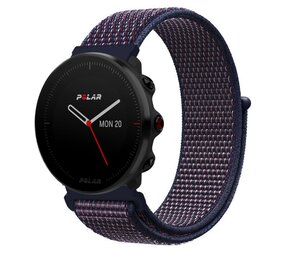 Strap-it® Polar Vantage M nylon band (paars-blauw)