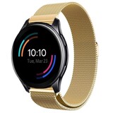 Strap-it® OnePlus Watch Milanese band (goud)
