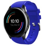 Strap-it® OnePlus Watch siliconen bandje (blauw)