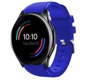 Strap-it® OnePlus Watch siliconen bandje (blauw)