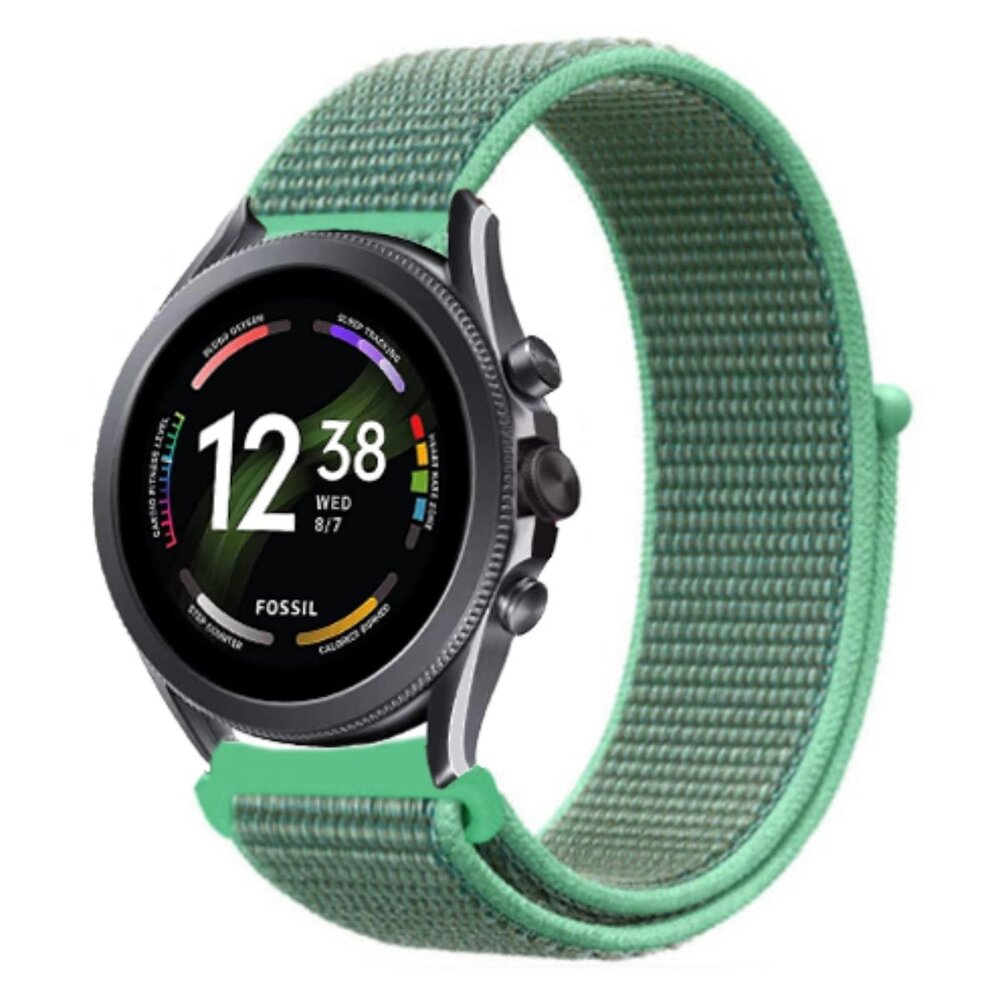 Strap-it® Strap-it Fossil Gen 6 - 44mm nylon band (mint)