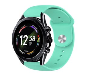 Strap-it® Fossil Gen 6 - 44mm sport band (aqua) Strap-it® Fossil Gen 6 - 44mm sport band (aqua)