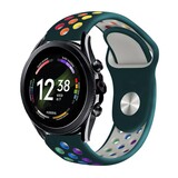 Strap-it® Fossil Gen 6 - 44mm sport band (dennengroen kleurrijk)