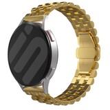 Strap-it® Fossil Gen 6 - 44mm Jubilee stalen band (goud)