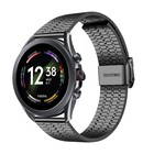 Strap-it® Strap-it Fossil Gen 6 - 44mm roestvrij stalen band (zwart)