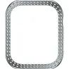 PanzerGlass PanzerGlass Apple Watch 10 - 46 mm SAFE Bling Bumper (zilver) PanzerGlass PanzerGlass Apple Watch 10 - 46 mm SAFE Bling Bumper (zilver)