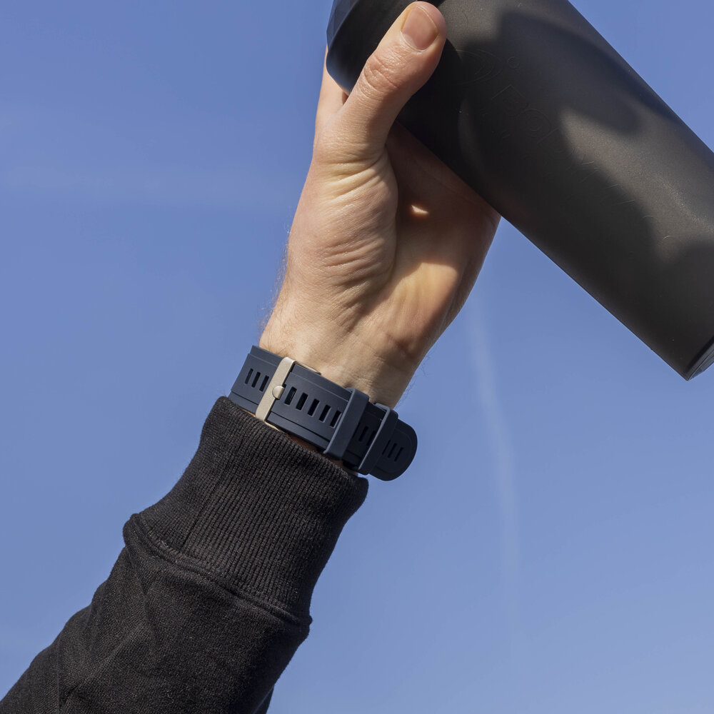 Strap-it® Strap-it Garmin Fenix 3 siliconen bandje (donkerblauw)