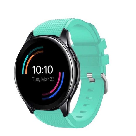 Strap-it® Strap-it OnePlus Watch siliconen bandje (aqua)