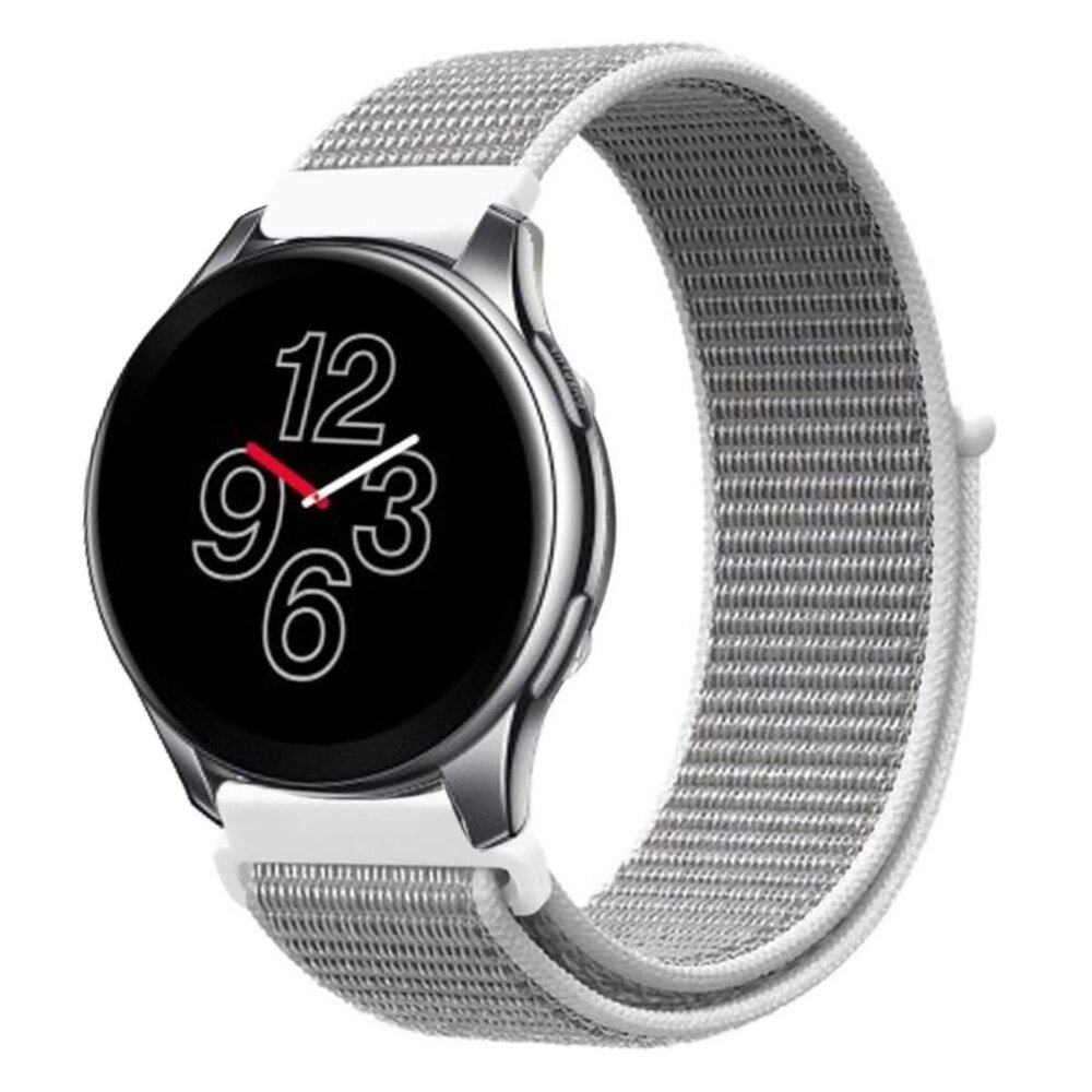 Strap-it® Strap-it OnePlus Watch nylon bandje (zeeschelp)