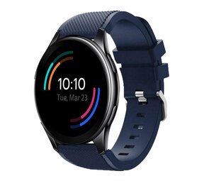 Strap-it® OnePlus Watch siliconen bandje (donkerblauw)