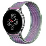 Strap-it® OnePlus Watch Milanese band (regenboog)