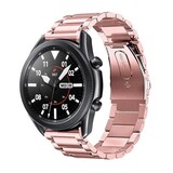 Strap-it® Samsung Galaxy Watch 3 stalen band 45mm (rosé pink)