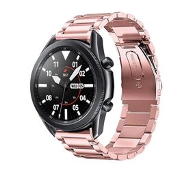 Strap-it® Samsung Galaxy Watch 3 stalen band 45mm (rosé pink)