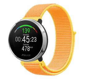Strap-it® Polar Ignite nylon band (lichtgeel)