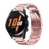Strap-it® Huawei Watch GT 2 stalen band (rosé pink)