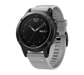 Strap-it® Garmin Tactix 8 - 47mm siliconen bandje (grijs)