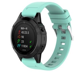 Strap-it® Garmin Tactix 8 - 47mm glossy silicone band (aqua)