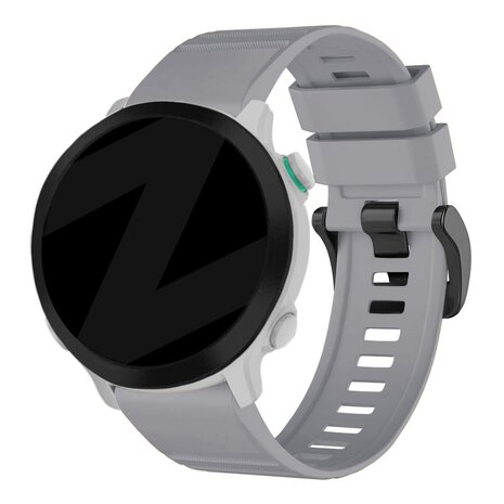 Strap-it® Bandz Garmin Tactix 8 - 47mm siliconen band met gesp (grijs)