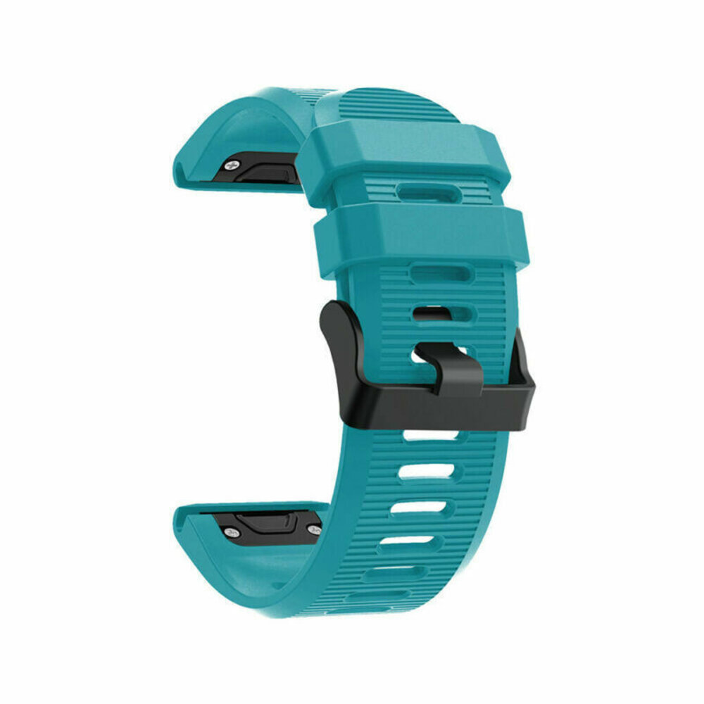 Strap-it® Strap-it Garmin Tactix 7 siliconen bandje (lichtblauw)