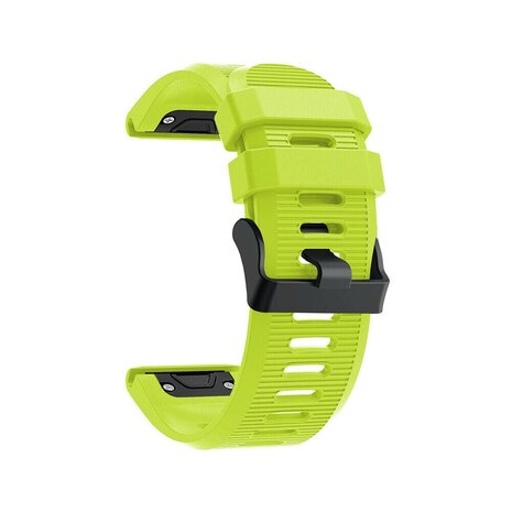 Strap-it® Strap-it Garmin Tactix 8 - 51mm siliconen bandje (lichtgroen)