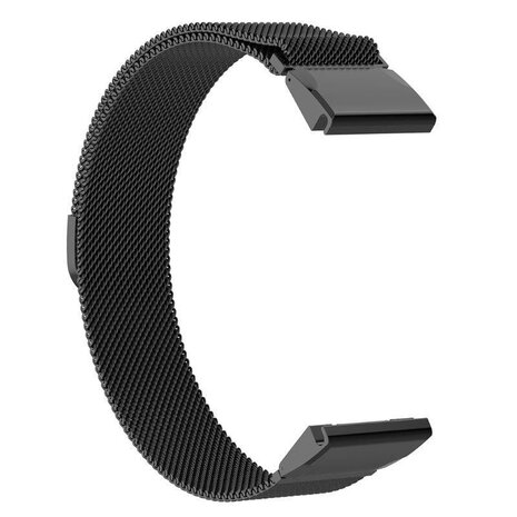Strap-it® Strap-it Garmin Tactix 8 - 51mm Milanese band (zwart)