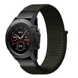 Strap-it® Garmin Tactix 8 - 51mm nylon band (legergroen)