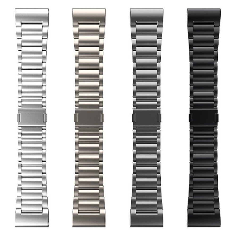 Strap-it® Strap-it Garmin Tactix 8 - 51mm magnetische titanium band (zilver)