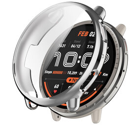 Strap-it® Amazfit Active 2 TPU case (zilver)